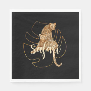 Leopard-Safari Serviette