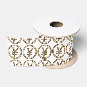 Leopard-¥ Satinband