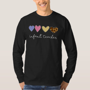 Leopard-Säugling-Lehrerin tritt zurück zum Schulun T-Shirt