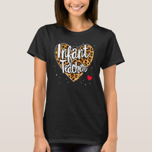 Leopard-Säugling-Lehrerin tritt zurück zum Schulun T-Shirt