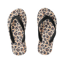 Leopard schlägt Muster Kid's Flip Flops