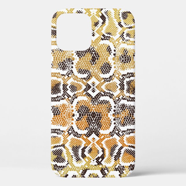 Leopard Schlange Animal Print Textur Case-Mate iPhone Hülle (Rückseite)