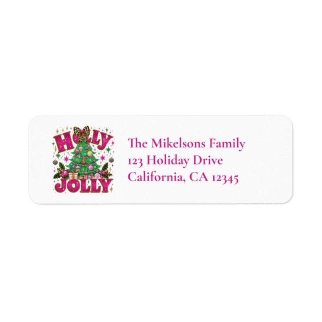 Leopard-Schleife Holly Jolly (Vorne)