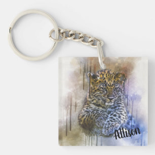 Leopard Schlüsselanhänger