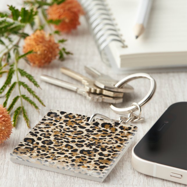 Leopard Schlüsselanhänger (Vorderseite rechts)
