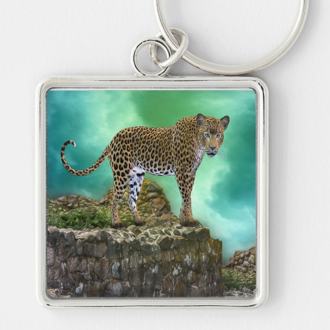 Leopard Schlüsselanhänger (Vorne)