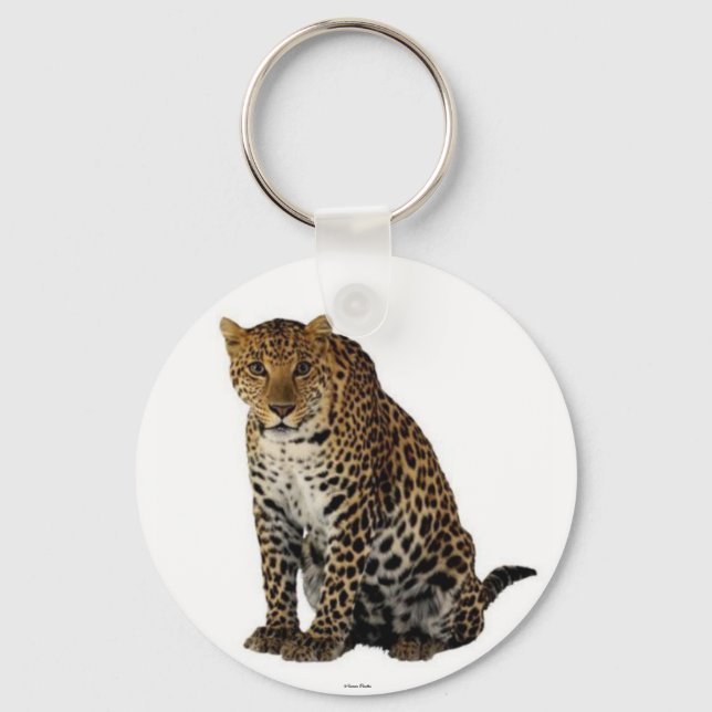 Leopard-Schlüsselanhänger Schlüsselanhänger (Vorderseite)