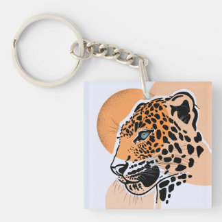 Leopard Schlüsselanhänger - Wildtiere Art