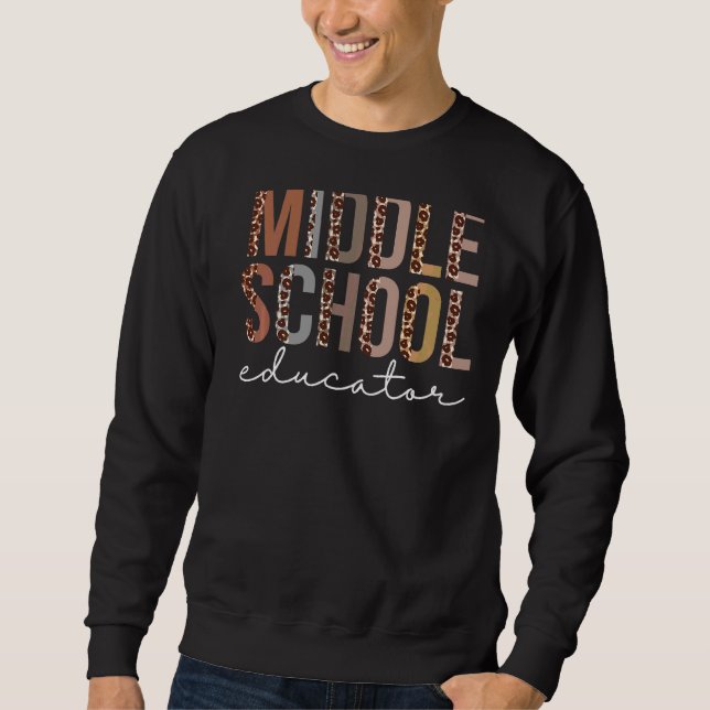 Leopard-Schülerin Leopard-Wertschätzung Frauen Sweatshirt (Vorderseite)