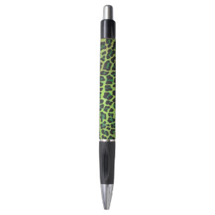 Leopard, Schwarz und Grün Kugelschreiber