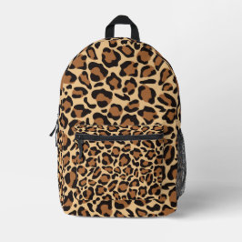 Leopard Seamless Muster Bedruckter Rucksack