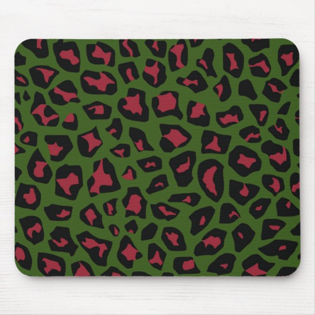 Leopard Seamless Muster Mousepad (Vorne)