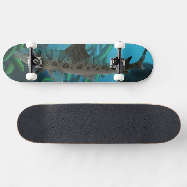Leopard Shark skateboard (Horizontal)