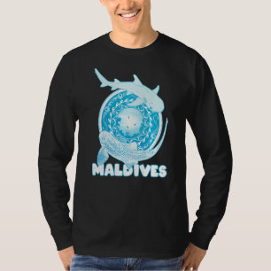 Leopard Shark Whitetip Reef Shark Maldives Tauchen T-Shirt