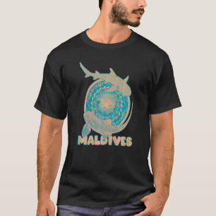 Leopard Shark Whitetip Reef Shark Maldives Tauchen T-Shirt