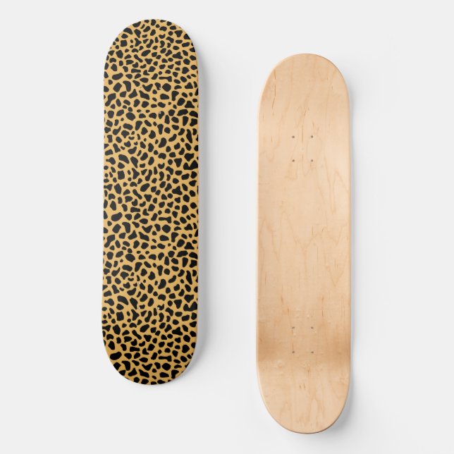 Leopard Skateboard (Vorderseite)