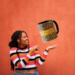 Leopard Skin Black Honey Gold Streifen Name Coffe Tasse<br><div class="desc">Wilder Morgen: Leopard Skin & Honey Gold Streifen Personalisierte Kaffee-Tasse ☕ Elevate Ihr Morgenritual mit der "Leopard Skin Black Honey Gold Stripe Name Coffee Tasse", die von der fantasievollen FlorenceK, einem herausragenden Juwel auf Zazzle, erstellt wurde. Diese Tasse ist nicht nur ein Gefäß für Ihr Lieblingsgetränk, sondern ein Statement-Stück, das...</div>