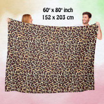 Leopard Skin Brown Cream Pattern -