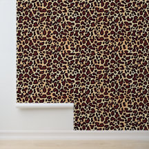 Leopard Skin Brown Cream Pattern -