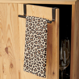 Leopard Skin Fur Muster Geschirrtuch