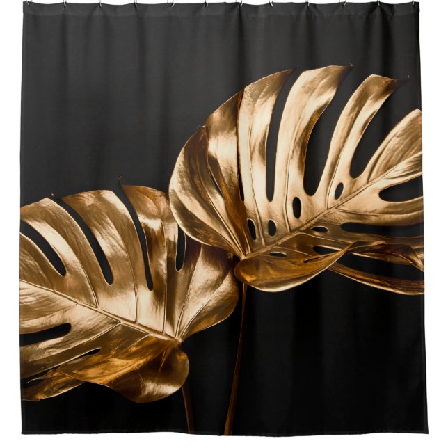 Leopard-Skin-Illustration nahtlos Muster  Duschvorhang (Vorderseite)