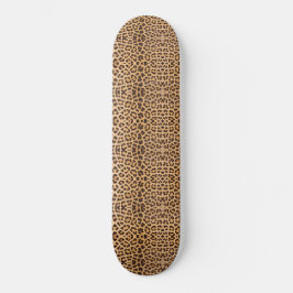 Leopard-Skin-Muster Skateboard