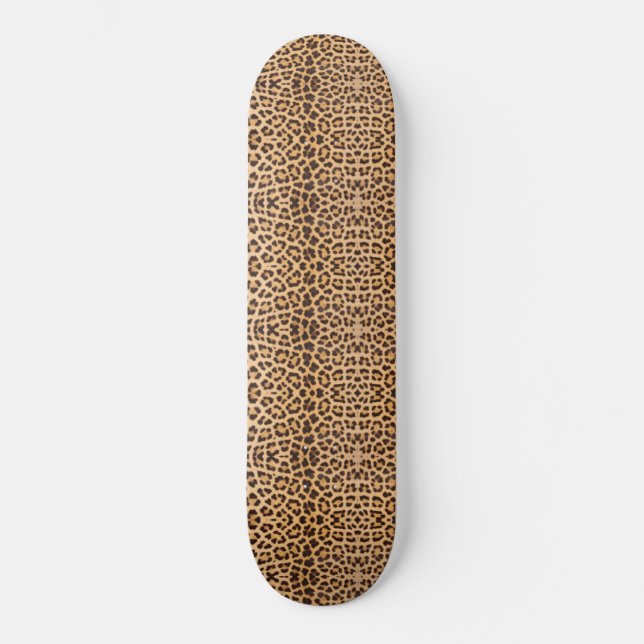 Leopard-Skin-Muster Skateboard (Vorderseite)