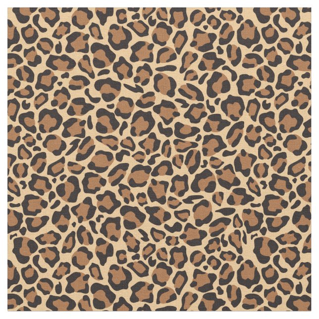 Leopard Skin Print Muster Stoff (Nahaufnahme)