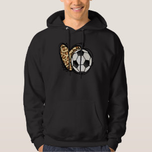 Leopard Soccer Liebe He Soccer Saison Fußball Fan Hoodie