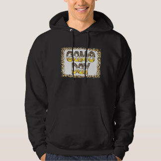 Leopard Softball Game Day Vibes Softball geblasen Hoodie
