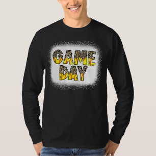 Leopard Softball Game Day Vibes Softball Mama Soft T-Shirt
