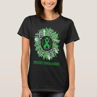 Leopard Sonnenblume Orthostatischer Tremor Bewusst T-Shirt