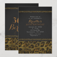 Leopard Sparkle Sequins Glam Chic Party Einladung