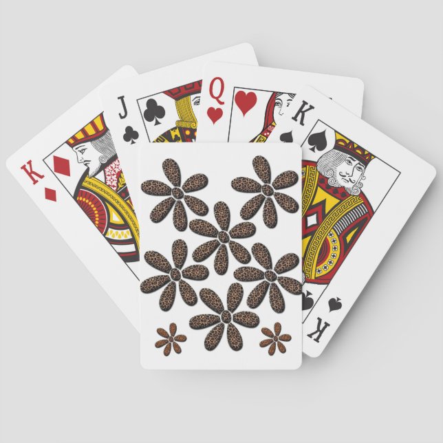 Leopard Spielkarten-Deck Spielkarten (Rückseite)