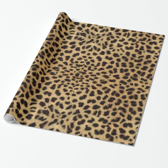 Leopard Spot Skin Print Geschenkpapier (Ungerollt)