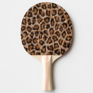 Leopard Spots Fur Jaguar Animal Cat Skin Pattern.j Tischtennis Schläger