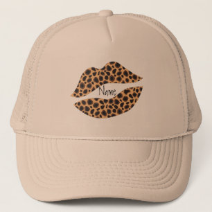 Leopard Spots Lipstick Kiss Thunder_Cove Truckerkappe