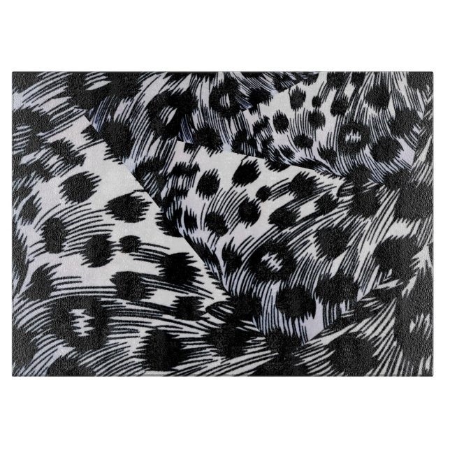 Leopard Spots Schneidebrett (Vorderseite)