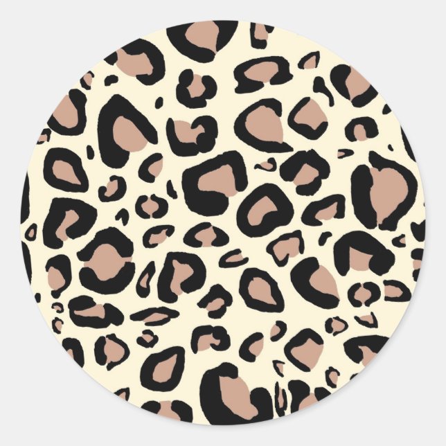 Leopard Spots Sticker (Vorderseite)