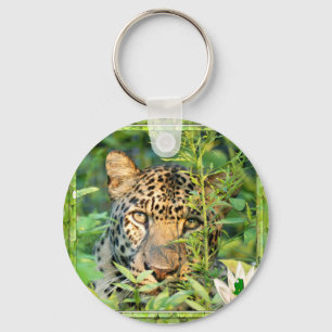 Leopard-St Patrick Schlüsselanhänger