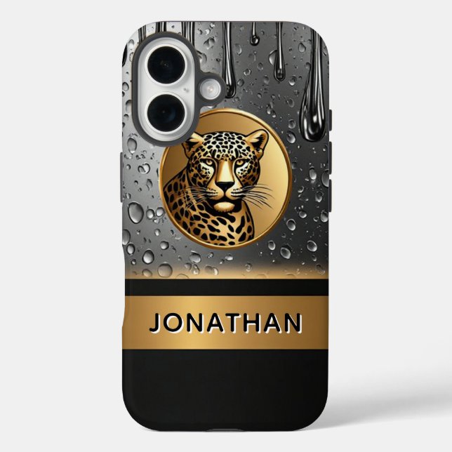 Leopard-Stärke Individuelles Design 🐆 Case-Mate iPhone Hülle (Rückseite)