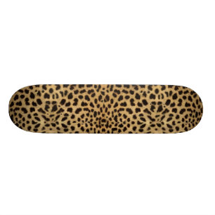 Leopard-Stellen-Haut-Druck Skateboard
