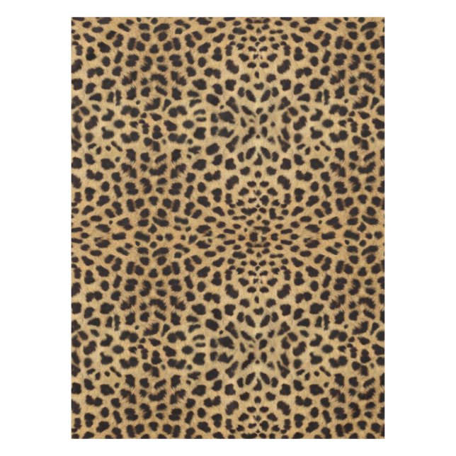 Leopard-Stellen-Muster-Druck Tischdecke (Vorderseite)