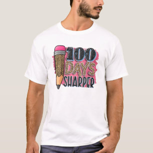 Leopard Stift 100 Tage Sharper Happy 100th Day SC T-Shirt