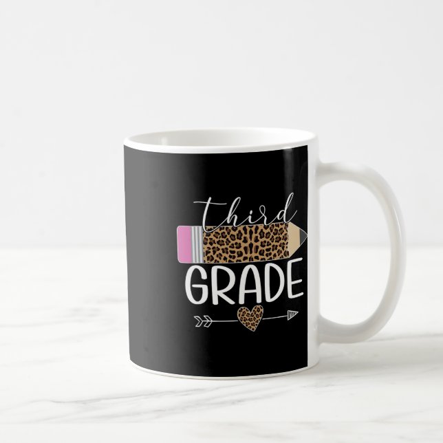 Leopard-Stift für Lehrer der dritten Klasse Byck Z Kaffeetasse (Rechts)