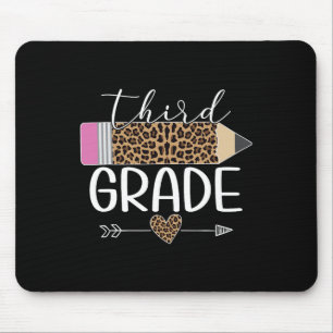 Leopard-Stift für Lehrer der dritten Klasse Byck Z Mousepad
