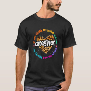 Leopard Stolzer Pflegekraft-Krankenpfleger-Würdigu T-Shirt