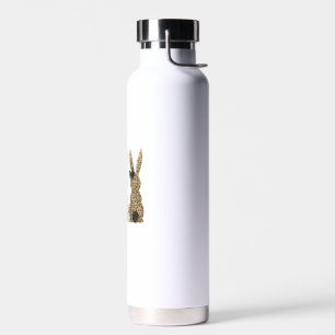 Leopard Süßes Häschen Schleife Lustiger Christlich Trinkflasche