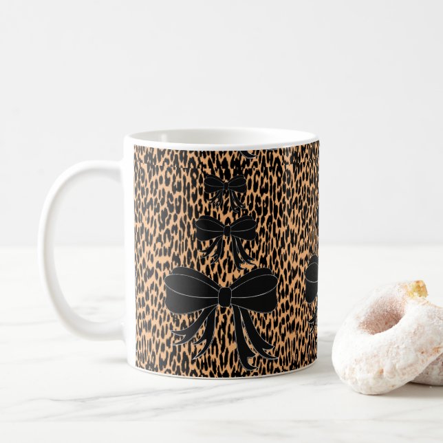 Leopard-Tasse Kaffeetasse (Mit Donut)