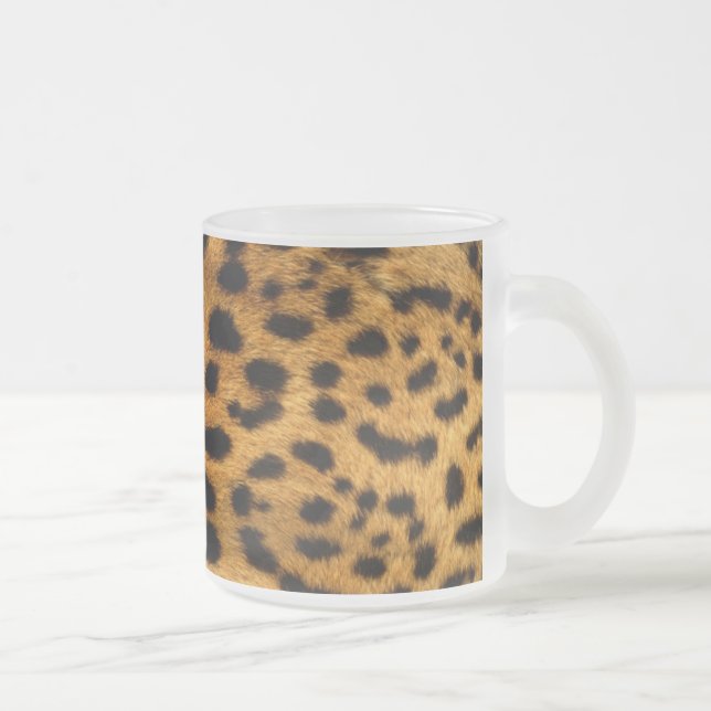 Leopard-Tasse Mattglastasse (Rechts)